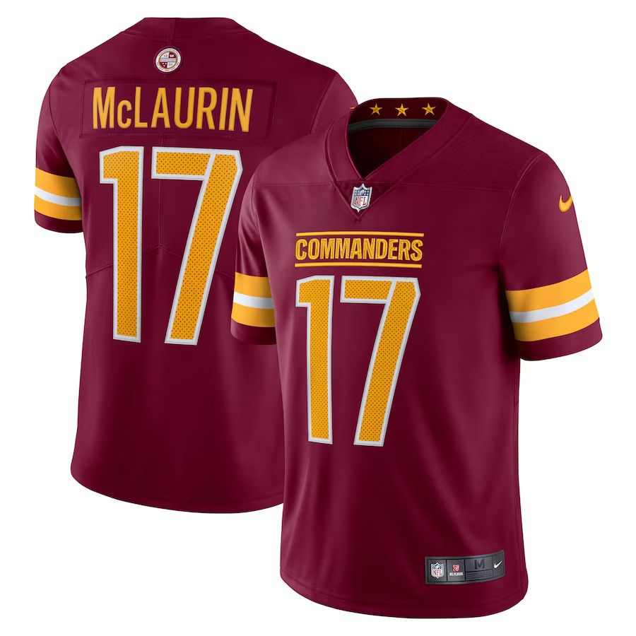 Men Washington Commanders #17 Terry McLaurin Nike Burgundy Vapor Limited NFL Jersey->washington commanders->NFL Jersey